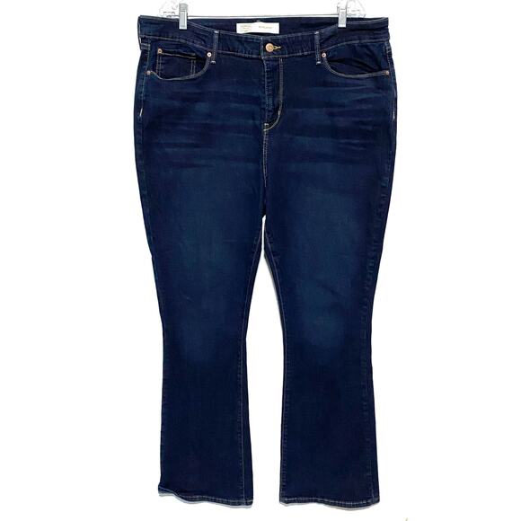 Signature Levi Strauss Gold Mid Rise Bootcut Jeans Womens 38x30.5 Western Casual - Picture 1 of 8